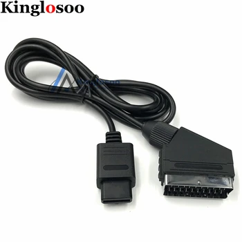 1.8 M Oyunları Video SCART RGB Tel kablo yedek parça Nintendo 64 için N64 SNES NGC konsolu NTSC PAL