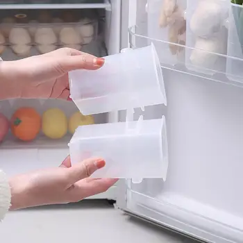 1 adet Buzdolabı Organizatör Snap-fit Tasarım Sınıflandırma Plastik Uygun Mutfak Malzemeleri Çok Fonksiyonlu saklama Kutusu