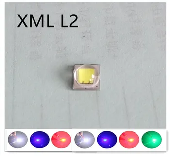 1 ADET çıplak led CREE XML2 LED XM-L2 Diyot T6 U2 10 W BEYAZ Nötr Sıcak Beyaz El Feneri çip ampul Kırmızı Yeşil Mavi UV Yüksek Güç LED