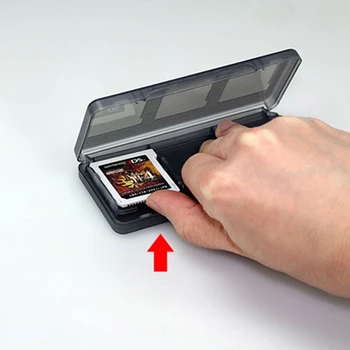 2X Temizle 6 İn 1 Oyun Kartı saklama kutusu Kartuş Kutusu Nintendo 3DS XL LL NDS Dsi