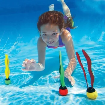 3 Parça Çocuk Spor Havuzu Oyuncaklar Okyanus Bitki Şekli Dalış Oyuncaklar Dalış Yüzme Eğitim Havuzu Çocuk Aksesuarları