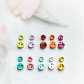 30 adet 3/4 / 5mm Mini Düğmeler Ultra küçük Metal Düğmeler Kemer Tokası Bebek Çantaları Ayakkabı DIY Bebek Düğmesi oyuncak bebek giysileri Aksesuarları