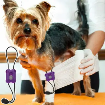 4 Adet evcil hayvan turnikesi Tahriş Edici Olmayan Kan Kısıtlama Kemeri Yeniden Kullanılabilir Profesyonel Acil İlk Yardım Köpek Turnike Pet Malzemeleri