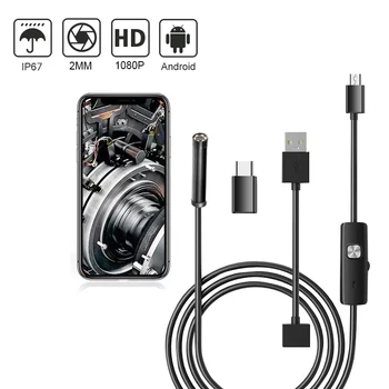 5.5 MM HD Görsel Kulak Endoskop 3 in 1 USB Otoskop Kulak Balmumu Temizleme Muayene Kamera Araçları Android Telefon PC için