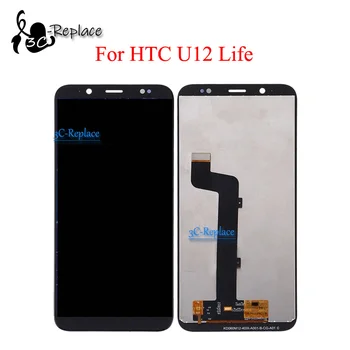 6.0 inç HTC U12 Yaşam U12 Yaşam 2Q6E1 lcd ekran dokunmatik ekranlı sayısallaştırıcı grup Değiştirme