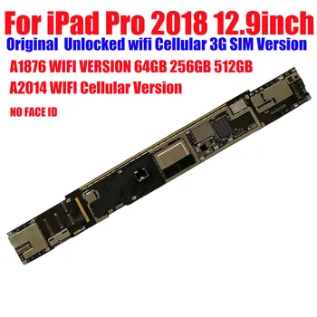 Anakart A1876 Wifi A2014 Hücresel SIM Anakart Temiz iCloud ipad Pro 12.9 inç 2018 İçin Mantık kurulu ile tam çip