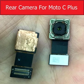 Arka Arka Ana Kamera Modülü Motorola Moto C Artı Için XT1723 Büyük Arka kamera kablosu Kablo Tamir Parçaları Test Çalışma