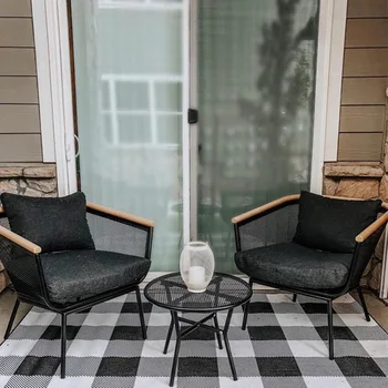 Açık boş sandalye İskandinav basit ve yaratıcı demir güneş koruyucu vintage çalışma avlu bahçe teras tekli koltuk