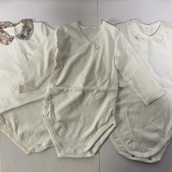 BP Yeni Moda Altın Kiraz Baskılı Bebek Romper Yenidoğan Yeni Pamuk bebek romper Kız Giyim tek parça Tulumlar