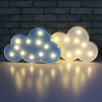 Bulut LED 3D Karikatür Gece Lambası Duvar Bebek Lambası Oyuncaklar İskandinav Lamba Ev Dekorasyon çocuk INS Fotoğraf Sahne Noel Hediyesi