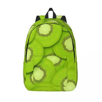 Erkek Kadın Sırt Çantası Büyük Kapasiteli okul öğrenci için sırt çantası Kivi Dilimleri Meyve Parçaları İle okul çantası