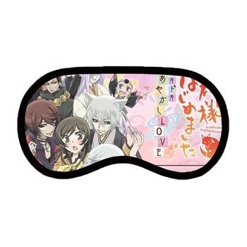 Genç Sevimli Nefes Karikatür Göz Maskesi anime kamisama aşk Yama Unisex Uyku Körü Körüne Rahat Göz Maskesi Eyepatch