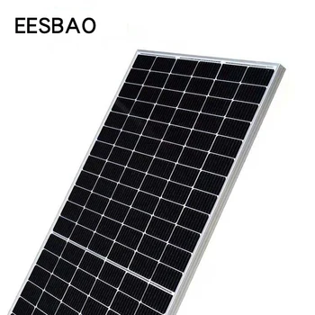 GÜNEŞ PANELI 370 380 385W 166mm yarı kesim fotovoltaik modül monomer PERC Verimli elektrikli güneş sistemi,