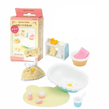 Hakiki Japon Sambel aile aile aile oyuncak bebek hayvan parçaları bebek banyo marka yeni renk kutusu