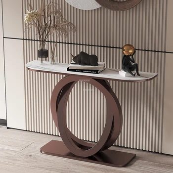 Iskandinav Kayrak Konsol masa lambası lüks ev mobilyası Oturma Odası Giriş Konsolu İtalyan Koridor Sundurma Dolap Dekorasyon