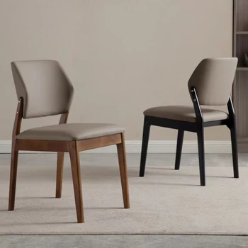 Iskandinav Lüks yemek sandalyeleri Rahatlatıcı Modern Minimalist yemek sandalyeleri Dresser Arkalığı Sillas De Comedor Ev Eşyaları WZ50DC