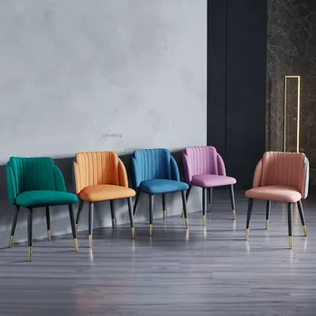 İskandinav Tasarımcı yemek sandalyeleri Modern Ev Lüks Yatak Odası Soyunma Sandalye Modern Minimalist mutfak mobilyası yemek sandalyesi TG