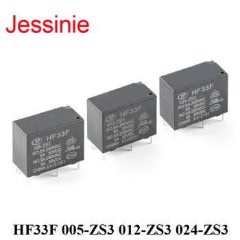 Jessinie 5 adet Röleleri 5 V 12 V 24 V DC HF33F 005-ZS3 012-ZS3 024-ZS3 5 Pins 5A Elektrik Röleleri 5 Pin