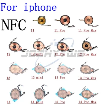Kablosuz Şarj Çip NFC Bobin İçin Hacim Flex Kablo İle iPhone 11 12 13 14 Mini Pro Max Şarj Paneli Sticker WPC Pad Parçası