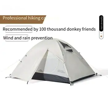Kamp Çadırı Açık Kamp Profesyonel Rüzgar Geçirmez ve Yağmur Geçirmez Taşınabilir Katlanır Açık Çadır Dağcılık Ekipmanları