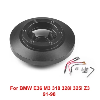 Kısa Direksiyon Hub Adaptörü İçin 91-98 BMW E36 M3 318 328İ 325İ Z3 E39 850Ci