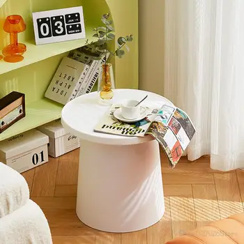 Lüks Modern Tasarım Yan Sehpa Küçük Yatak Odası Servis Odası Plastik Sehpa Dressers Regale Esstische Dekorasyon Aksesuarları