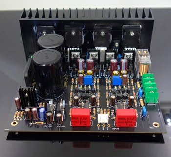 M4 Taklit İngiliz Seddon Devre SF60 Çift Kanal 150 W * 2 Stereo Amplifikatör Süper LM3886 TDA7293