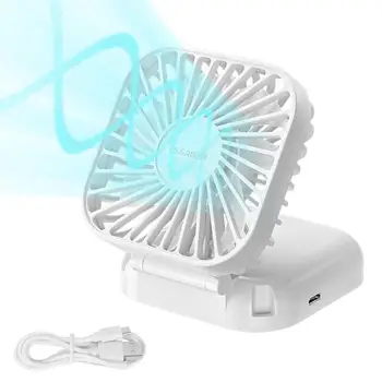 Masa Fanı Boyun Fanlar Taşınabilir Şarj Edilebilir Kişisel Boyun Fanı Soğutma 3-in-1 Mini 180 Derece Rotasyon Taşınabilir Fan Araba İçin Kapalı