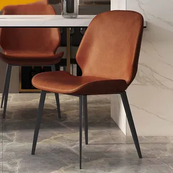 Minimalist Klasikleri Lüks Yemek Sandalyesi İskandinav Yastık Rahat Oturma Odası Şezlong Tasarımcı Silla Comedor Mobilya