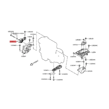 Motor montajı Kauçuk Tork Meclisi Nissan Juke Sentra Tiida 2011-2019 Burulma Çubukları Dikme Montaj Braketi
