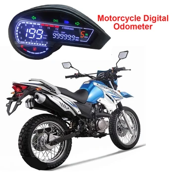 Motosiklet Dijital Kilometre LED Ekran Akıllı RPM Ölçer Düşük Yakıt Alarmı Akıllı Kilometre Crossmax 150 DM200 XR190