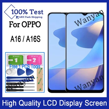 Orijinal OPPO A16 A16S lcd ekran dokunmatik ekran sayısallaştırıcı Yedek parçaları