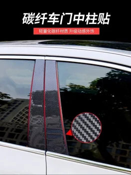 PC Ayna trim Araba Pencere BC Sütun Kapağı Çıkartmalar Araba Pullu Arka cam trim Aksesuarları Mitsubishi Outlander 2013-2018 İçin