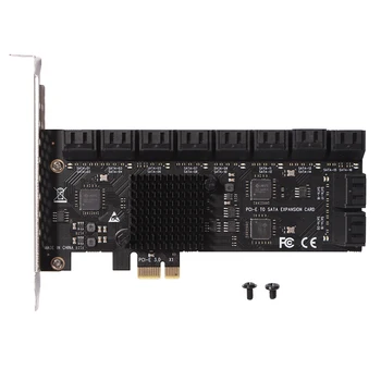 SA3120J PCIE Adaptörü 20 Bağlantı Noktası 6Gbps PCI-Express X1 SATA3. 0 Yükseltici Genişletme Kartı