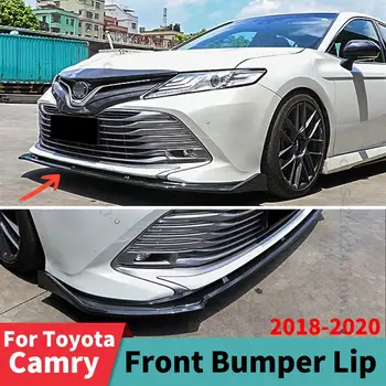 Saptırıcı Koruyucu Dekorasyon Yüksek Kaliteli Trim Styling Facelift Koruma Ön ÖN TAMPON Çene Toyota Camry 2018 2019 2020 İçin