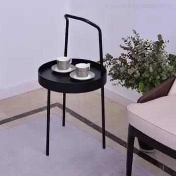 Sehpa sehpa yan sehpa yuvarlak küçük kahve sehpa kanepe köşe birkaç cep basit İskandinav modern komodin mobilya