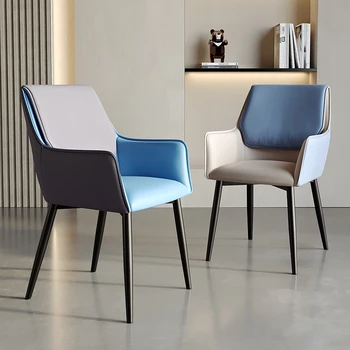 Siyah Bacaklar İskandinav yemek sandalyesi Lüks Modern Ev Yatak Odası yemek sandalyesi Rahat Oturma Odası Cadeiras De Jantar Ev Eşyaları