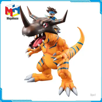 Stokta Orijinal Megahouse Otantik Monte Model Digimon Macera Greymon Anime Action Figure Koleksiyon Model Oyuncaklar