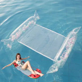 Su Hamak Recliner şişme havuz şamandıra Yüzme Yatak yüzme simidi Yaz Havuzu Parti oyuncak Su Sporları Salonu Yatak