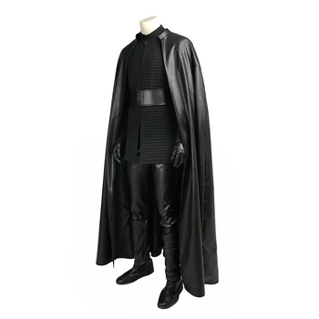Sıcak Film Son Jedi Kylo Ren Kostüm Cadılar Bayramı Cosplay Kostüm Custom Made Tüm Boyut Yüksek Kalite
