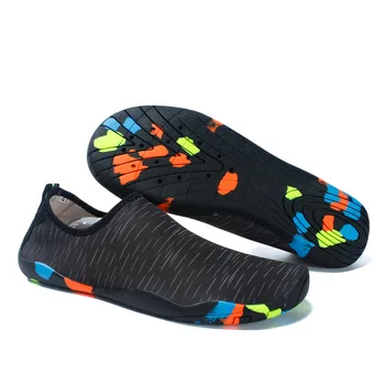 Unisex su ayakkabısı Erkekler Kadınlar için, Yüzme dalış çorapları, Yaz Aqua Plaj Sandalet, Sahil Kaymaz Spor Ayakkabı, Terlik Erkek Kız