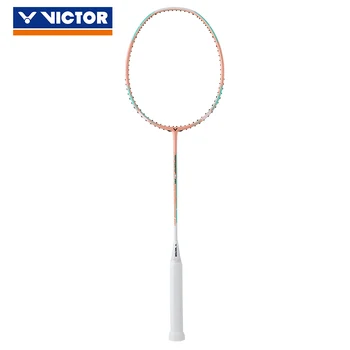Vıctor Orijinal Süper Hafif Badminton Raketi Erkek Kadın Raketi 100 % Karbon Yüksek Gerilim Tk-66 70