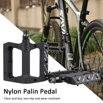 WHEEL UP Yol Mtb dağ bisikleti pedalı bisiklet naylon fiber rulman pedalı Düz anti-skid step kurulu Bisiklet Pedalı Parçaları