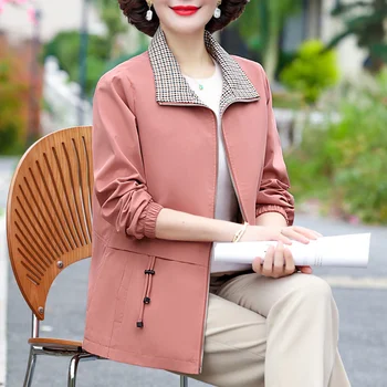 Yeni 2023 Kore Moda İlkbahar Sonbahar Kadınlar Vintage Uzun Kollu Katı Ceket Kore Zarif Kadın Gevşek Ceket Giyim X78