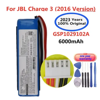 Yeni 6000mAh Orijinal Oyuncu Pil JBL Şarj 3 İçin 2016 Sürümü GSP1029102A Şarj Edilebilir kablosuz bluetooth hoparlör piller