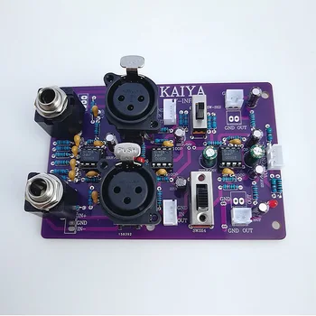 Çift kanallı stereo dengeli giriş kazanç BTL köprü ateş amplifikatör ön sahne etkisi amplifikasyon giriş kartı