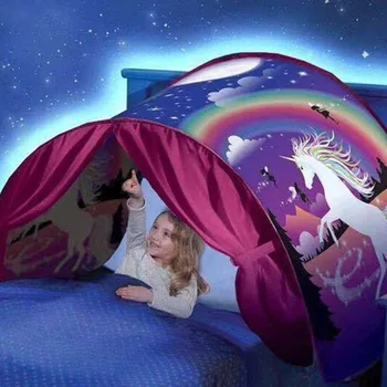 Çocuk yıldızlı yatak cibinlik yatak gölgelik rüya çadırı çocuk yatağı katlanır ışık engelleme çadır kapalı rüya yatak odası dekor