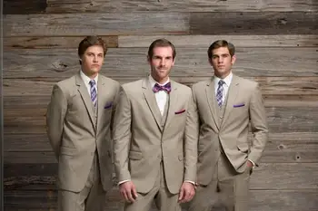 Özel Tasarım Düğün Erkekler Smokin Takım Elbise Damat Erkekler Terno Masculino İş Yemeği Balo Blazer 3 Parça Takım Elbise (Ceket + Pantolon + Yelek)