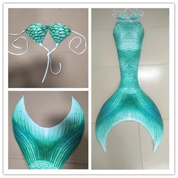 Özelleştirilmiş Kadınlar Mermaid Kuyruk Monofin ile Yüzme için, Swimmable Kostüm Cosplay Mayo Mayo Kızlar, çocuklar ve Yetişkinler Elbise