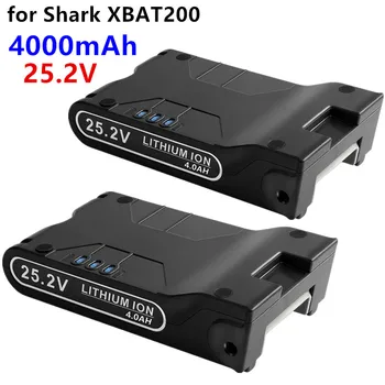 25.2 V 4.0 Ah için Yedek Pil Köpekbalığı XBAT200 ile Uyumlu Köpekbalığı IF200 IF201 Köpekbalığı Akülü Elektrikli Süpürgeler İYON Flex